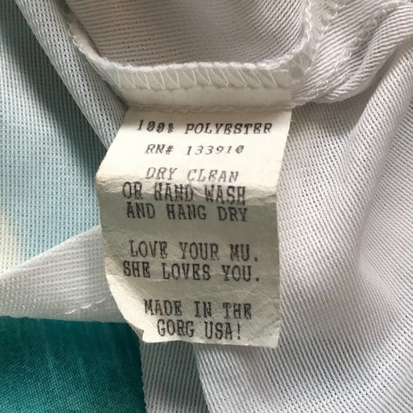 Show Me Your Mumu Women's Hawaiian Tropical Leaf Print Chiffon Maxi Skirt Size L - Picture 7 of 10